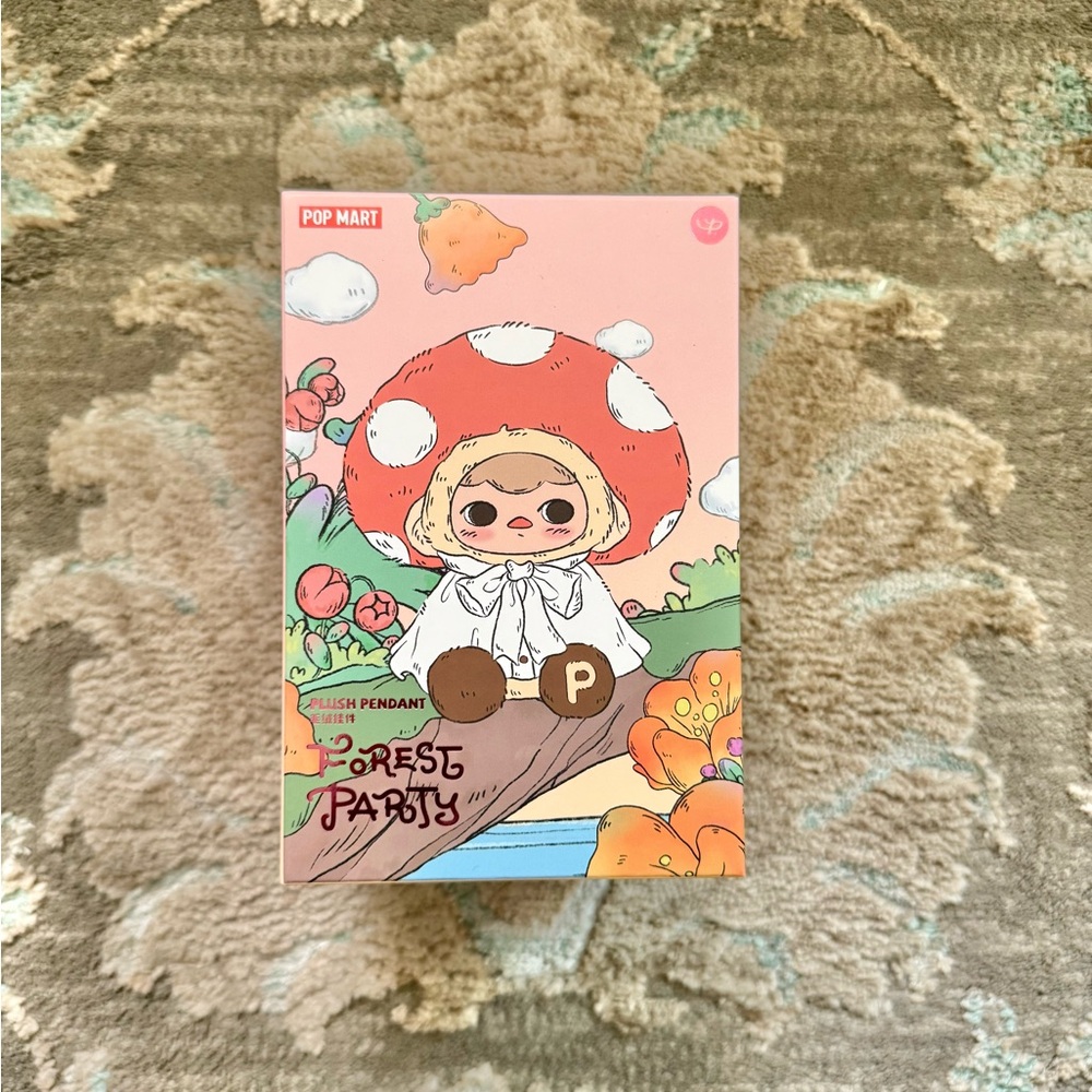 POP MART PUCKY Forest Party Vinyl Plush Pendant Keychain - Butterfly Baby